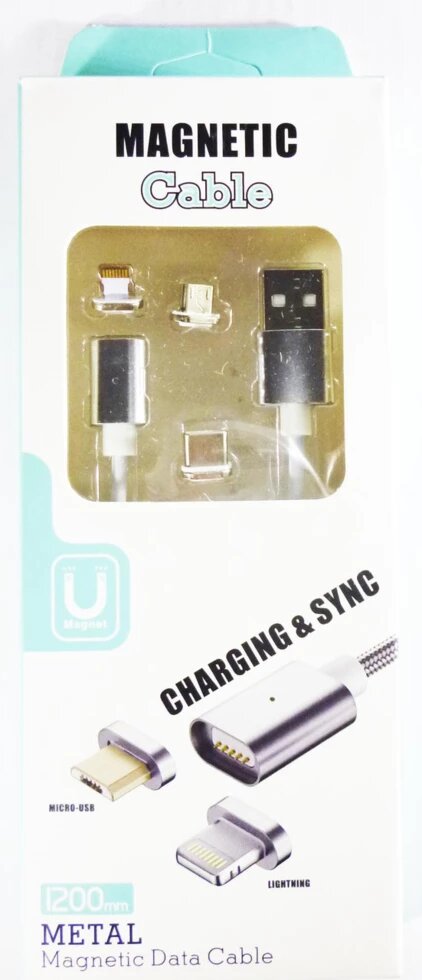 Шнур магнитный USB- IP - V8 - TYPE C ##от компании## Опт, розница интернет магазин Familyshop - ##фото## 1