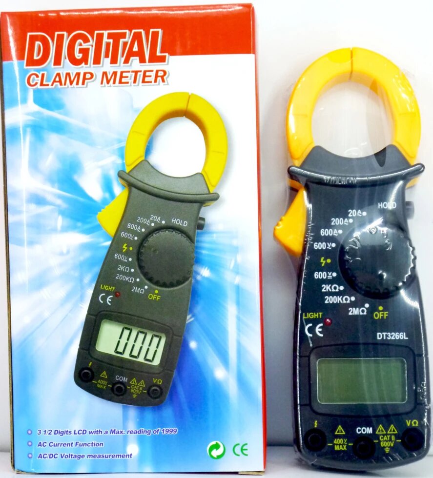 Струмові кліщі DT3266 Е ##от компании## Опт, роздріб інтернет магазин Familyshop - ##фото## 1