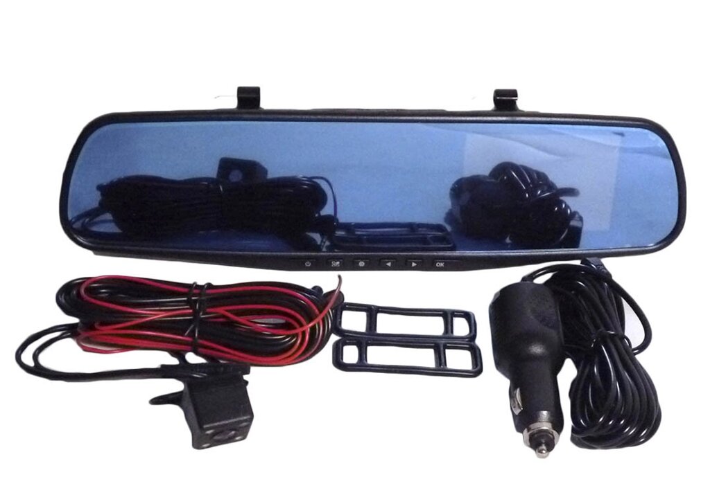 Видео регистратор зеркало с двумя камерами DVR L 9000 ##от компании## Опт, розница интернет магазин Familyshop - ##фото## 1