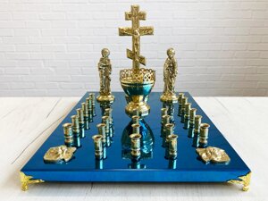 Кришка на панахидний стіл (канун) на 24 свічки, 29х40х25 см