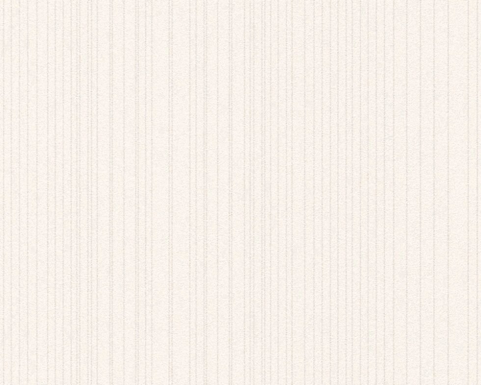 Білі елегантні шпалери 9217-27, в тонку і вузьку ниткоподібну смужку - дощик матового сріблястого кольору, світло сірого від компанії Інтернет-магазин шпалер "Німецький Дім" - фото 1