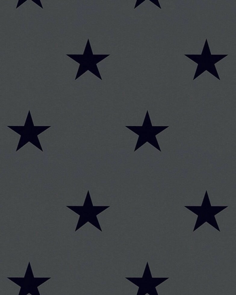 Чорні шпалери з глянцевими зірками на матовому тлі 35221-3 від компанії Інтернет-магазин шпалер "Німецький Дім" - фото 1