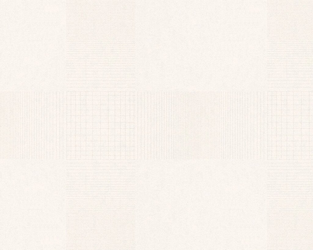 Елегантні білі німецькі шпалери 9239-29, з великим креативним геометричним візерунком в абстрактну клітку, миються, вініл від компанії Інтернет-магазин шпалер kupit-oboi. com. ua - фото 1