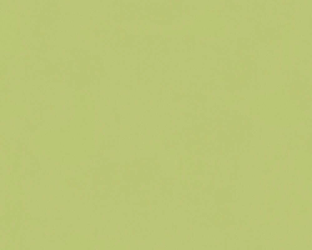 Однотонні паперові німецькі шпалери 35694-5, зеленого кольору свіжого сіна, тиснені під фарбовану стіну, що шпаклюється від компанії Інтернет-магазин шпалер kupit-oboi. com. ua - фото 1