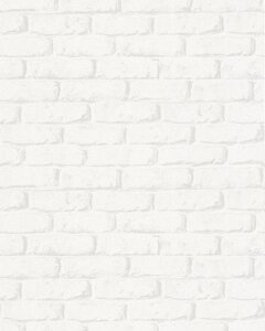 Паперові шпалери 34301-1 з кладкою білої цегли, стереоскопічний ефект 3d візуалізації,  екологічний німецький дуплекс. в Київській області от компании Интернет-магазин обоев "Немецкий Дом"