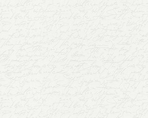 Білі німецькі шпалери 9448-18, з написами під рукопис, каліграфічний рукописний шрифт слів та фраз латинськими літерами. в Київській області от компании Интернет-магазин обоев kupit-oboi. com. ua