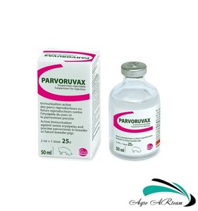 Вакцина Парворувакс 50 мл, 25 доз, проти парвовирусной інфекції і бешихи свиней, Сeva (Франція)