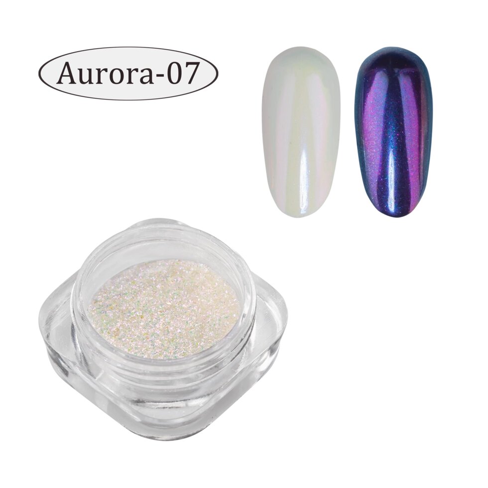 Втирка — «Aurora» №07 від компанії Інтернет магазин студії "Чарівний Нігтик" - фото 1
