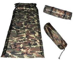Самонадувной килимок, каремат, з підголовником, надувною подушкою, 180х60см, туристичний, рибальський, надійний