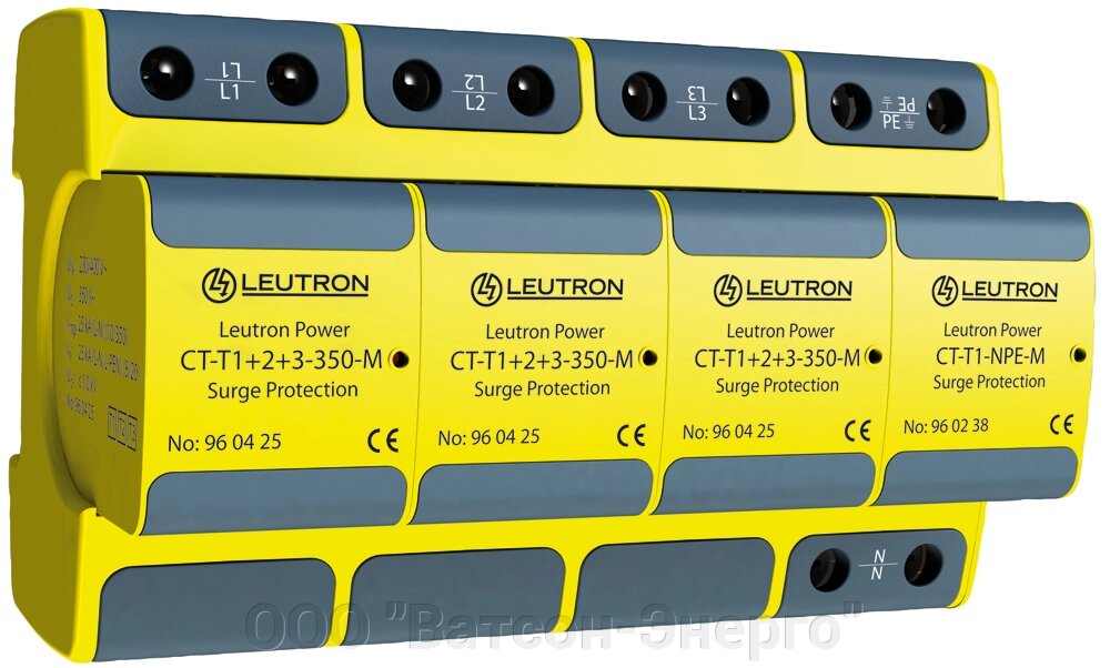 Разрядник LEUTRON CT-T1+2+3/3+1-350-FM ##от компании## ООО "Ватсон-Энерго" - ##фото## 1