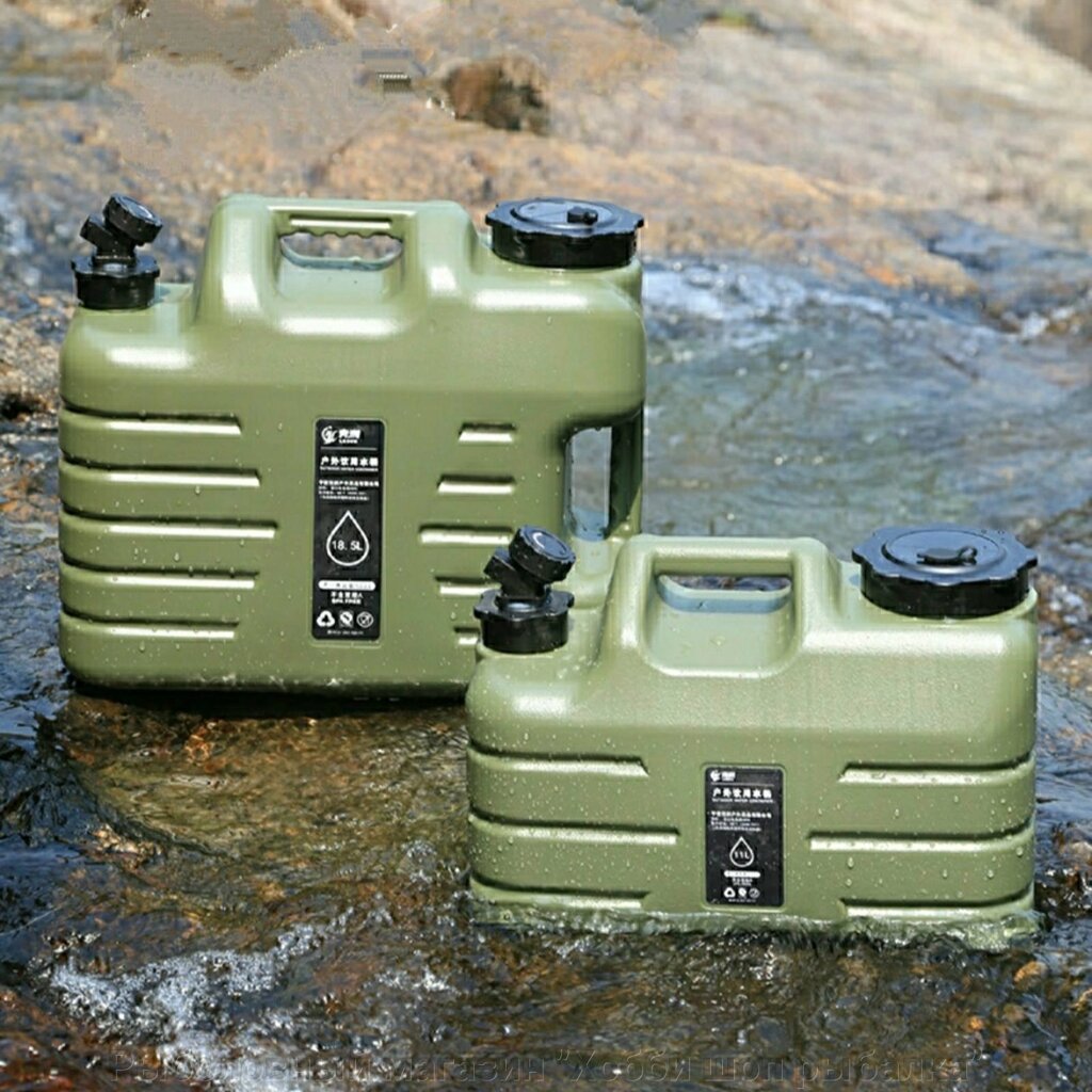 Каністра для води з краном NGT 11л / для риболовлі від компанії Рибальський магазин "Хобi шоп рибалка" - фото 1