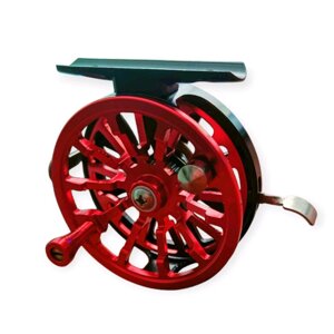 Котушка алюмінієва c прапорцем Optima BLDR 60-2L (60мм) червона в Черкаській області від компанії Рыболовный магазин "Хобби шоп рыбалка"