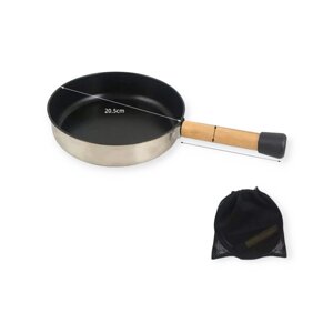 Похідна сковорода для кемпінгу Optima PAN-FRIED 20см, сковорода для рибалок