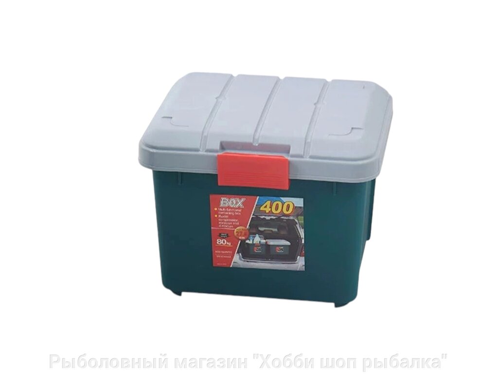 Скринька з кришкою Optima BOX 40л / бокс для ПВХ човна від компанії Рибальський магазин "Хобi шоп рибалка" - фото 1