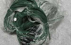 Рамова рибальська мережа Ø 50мм; h 2.0м; довжина 50м; 0.18 волосінь, промислова рибалка, TITAN