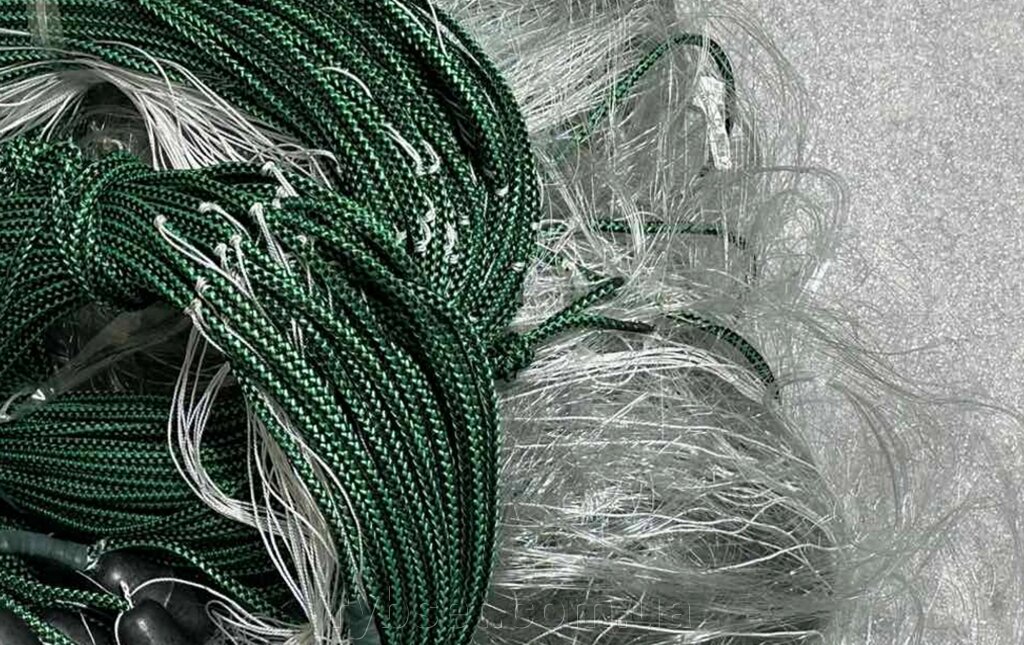 Рамова рибальська мережа Ø 50мм; h 2.0м; довжина 50м; 0.18 волосінь, на вантажному шнурі, промислова рибалка, TITAN від компанії Інтернет магазин "Рибсєть" - фото 1