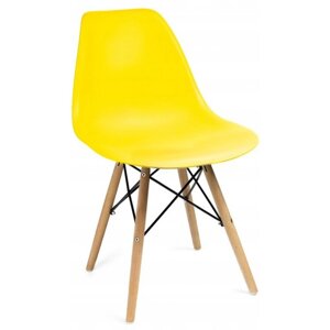 Крісло (стілець) для кухні обіднє Bonro (Бонро) В-173 FULL KD жовте (42300075)