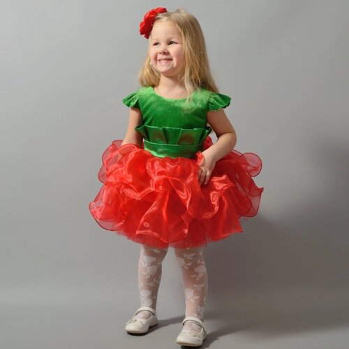 Карнавальний костюм троянди для дівчинки 3-4 років