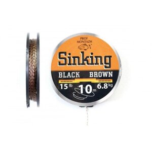 Поводочний матеріал Black Brown 11,4 кг