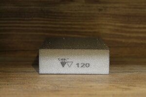 Абразивна губка 4-стороння, Siasponge Block, P120, 1 шт., SIA Abrasives