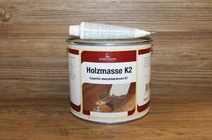 Шпатківниця 2-к поліефірна, Holzmasse K2 125 грам, Натуральне дерево