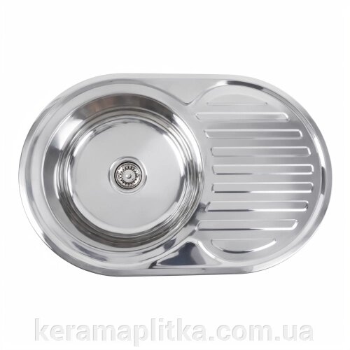 7750 поліровка 0,8/180 мийка кухонна ТМ Platinum з сифоном від компанії Магазин "Керама" м.Кременчук - фото 1