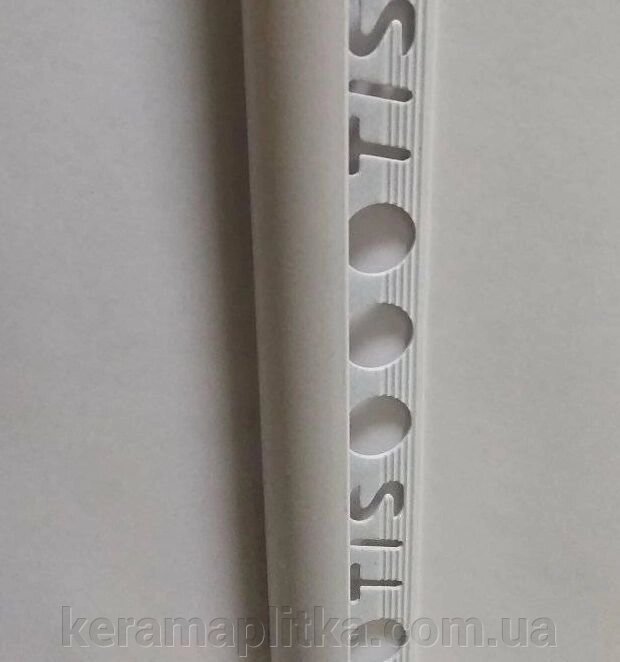 Алюмінієвий профіль-кутник напівкруглий НАП 10мм / 2,7 білий матовий від компанії Магазин "Керама" м.Кременчук - фото 1