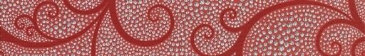 Фриз настінний Капрі перли червоний 5,4х35 від компанії Магазин "Керама" м.Кременчук - фото 1