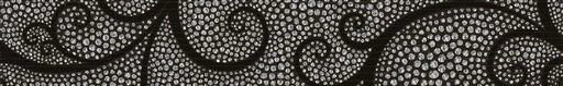 Фриз настінний Капрі перли чорний 5,4х35 від компанії Магазин "Керама" м.Кременчук - фото 1