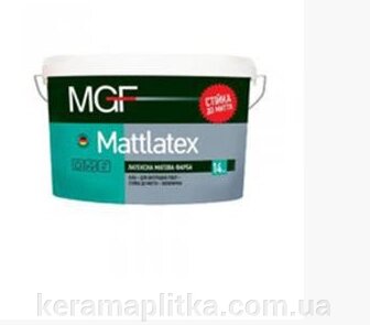 Краска в/д MGF М100 латексная матовая 10 л (14кг) від компанії Магазин "Керама" м.Кременчук - фото 1