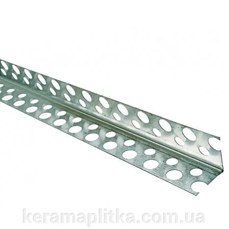 Кут перфорований алюмінієвий 3м від компанії Магазин "Керама" м.Кременчук - фото 1