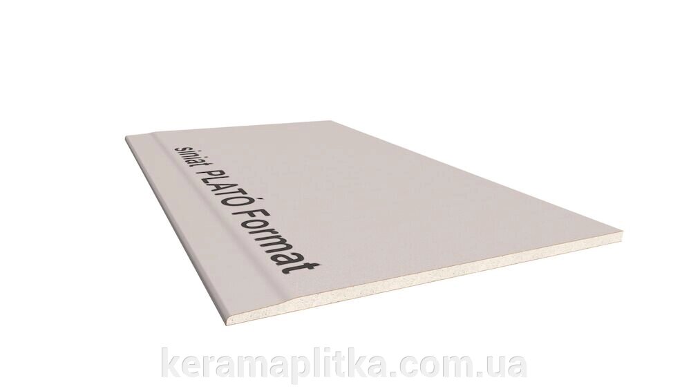 Лист гіпсокартону Plato 3х1.2х12.5 мм (стіновий) від компанії Магазин "Керама" м.Кременчук - фото 1