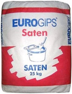 Шпаклівка гіпсова EuroGips (saten) 25 кг