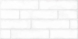 Плитка настінна Брик білий матовий 30х60, Березакераміка