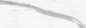 Плитка настінна BLUMARINE WHITE STRUCTURE SATIN 25X75, Opoczno