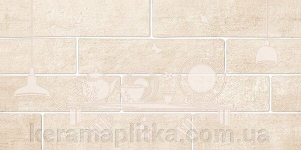 Плитка настінна Брик натурал 3 декор 30х60, Березакераміка від компанії Магазин "Керама" м.Кременчук - фото 1