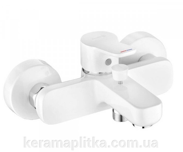Змішувач для ванни Kludi Pure & Easy білий 37 681 91 65 від компанії Магазин "Керама" м.Кременчук - фото 1