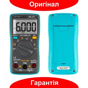 Мультиметр ZOTEK ZT102 цифровий True RMS з автоматичним вибором діапазонів