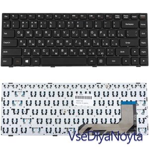 Клавіатура для ноутбука LENOVO (IdeaPad: 100-14IBY) rus, black