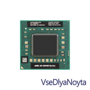 Процесор AMD A8-3500M (liano, quad core, 1.5-2.4ghz, 4mb L2, TDP 35 W, radeon HD6620G, socket FS1) для