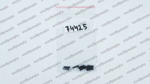 Гвинти корпусні для ноутбуків, діаметр 2.5 мм, капелюшок 4.2 мм, довжина 10 мм, чорні (10 штук)