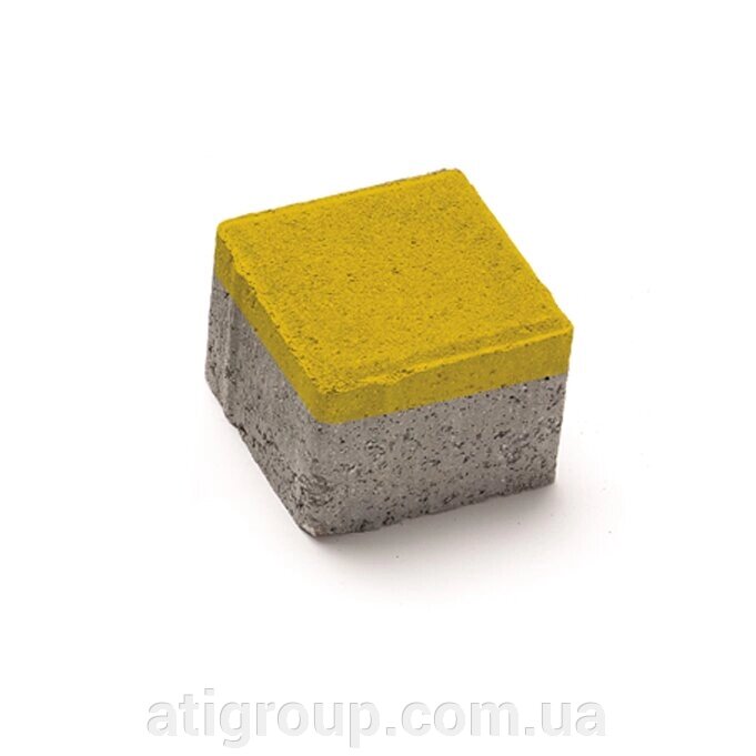 Бруківка 100х100х40 Сахара-Жовта від компанії Інтернет-магазин будівельних матеріалів «ATІ Груп» - фото 1