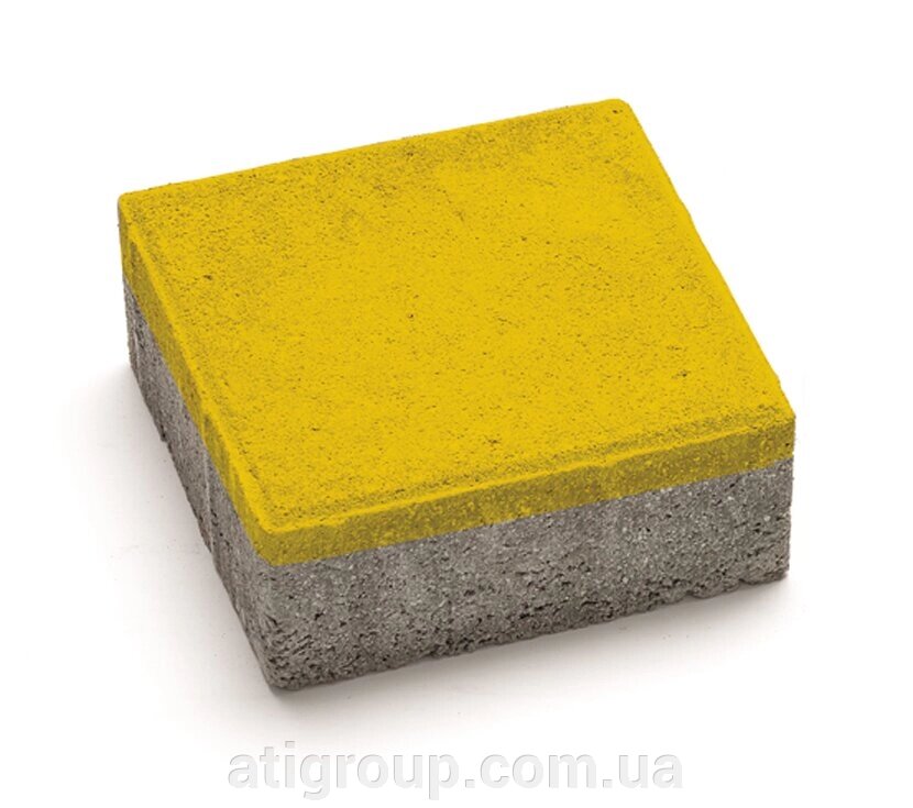 Бруківка 200х200х40 Сахара-Жовта від компанії Інтернет-магазин будівельних матеріалів «ATІ Груп» - фото 1