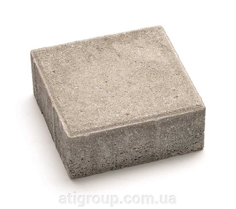 Бруківка 200х200х40 Сіра від компанії Інтернет-магазин будівельних матеріалів «ATІ Груп» - фото 1