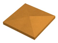 Кришка конусна 68-68-11 оранжин від компанії Інтернет-магазин будівельних матеріалів «ATІ Груп» - фото 1