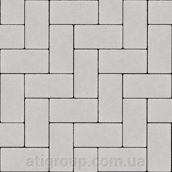 Тротуарна плитка Авеню Бруківка безфаскова 20-10-8 перлина від компанії Інтернет-магазин будівельних матеріалів «ATІ Груп» - фото 1