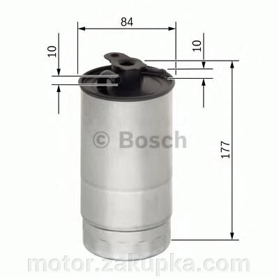 Bosch, фільтр палива Е39 / Е46 / е53 (Х5), М47 / М57 (з 2000,04), (2,0 / 3,0) від компанії motor - фото 1