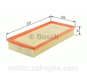 Bosch, фільтр повітряний е34, м50 (2.0 / 2.5) від компанії motor - фото 1