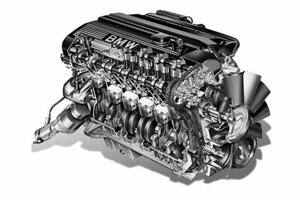 Деталі двигуна M54