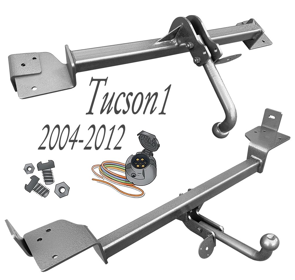 Фаркоп Туксон фаркоп Hyundai Tucson 1 фаркоп Хюндай Туксон 2004-2012 від компанії ЖитомирФаркоп - фото 1